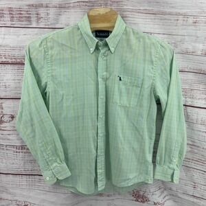 Local Boy Outfitters Shirt Medium Plaid Button Down Long Sleeve Bamboo Blend